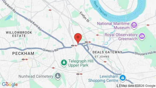 Apartments for rent in London SE14 - Photo from Google Street View