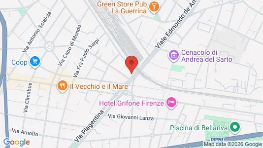 Rooms for rent in Florence - Photo from Google Street View
