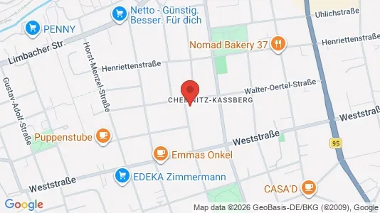 Apartments for rent in Chemnitz - Photo from Google Street View