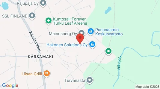 Apartments for rent i Turku - kort over placeringen