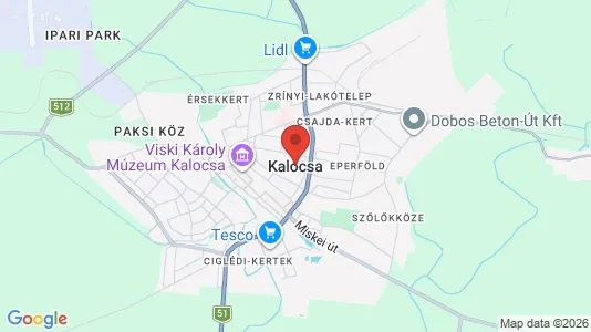 Apartments for rent in Kalocsai - Photo from Google Street View