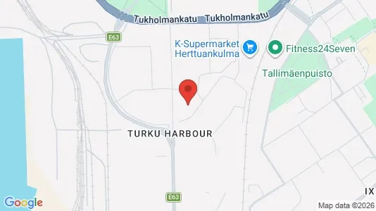 Apartments for rent i Turku - kort over placeringen
