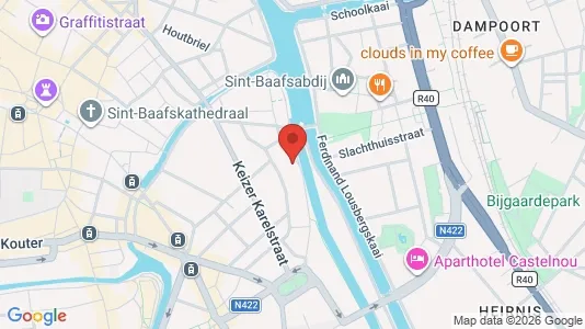 Apartments for rent i Stad Gent - kort over placeringen