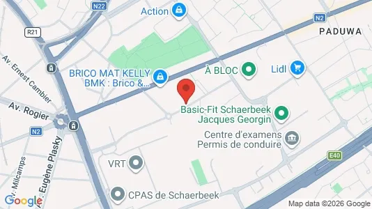 Apartments for rent in Brussels Schaarbeek - Photo from Google Street View