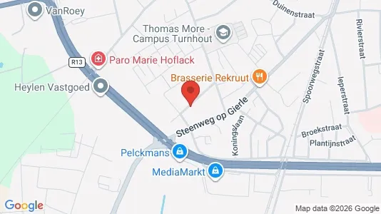Apartments for rent i Turnhout - kort over placeringen