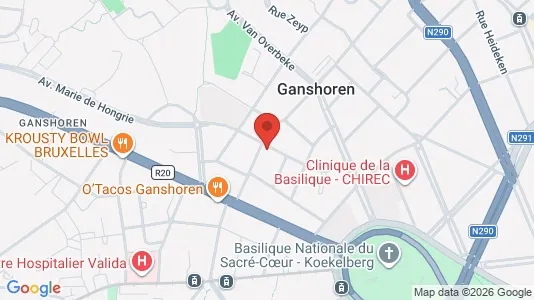 Apartments for rent in Brussels Ganshoren - Photo from Google Street View