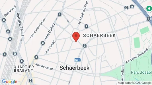 Apartments for rent in Brussels Schaarbeek - Photo from Google Street View
