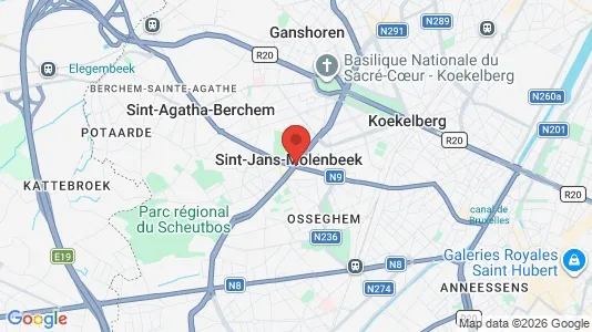 Apartments for rent in Brussels Sint-Jans-Molenbeek - Photo from Google Street View