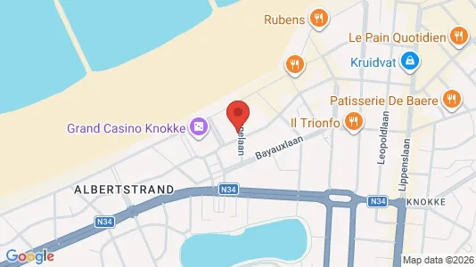 Apartments for rent i Knokke-Heist - kort over placeringen