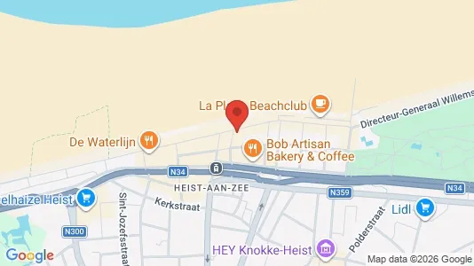 Apartments for rent i Knokke-Heist - kort over placeringen