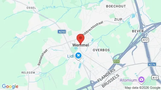 Houses for rent i Wemmel - kort over placeringen