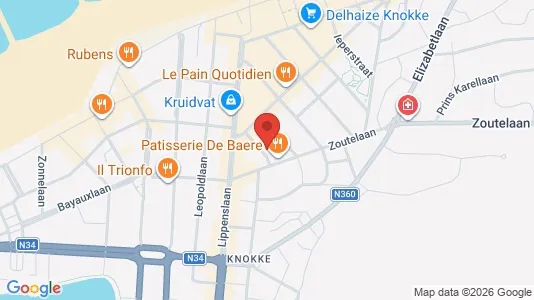 Apartments for rent i Knokke-Heist - kort over placeringen