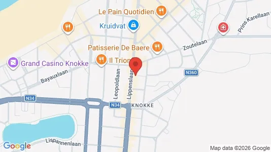 Apartments for rent i Knokke-Heist - kort over placeringen