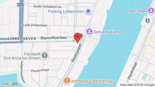Apartments for rent i Stad Antwerp - kort over placeringen