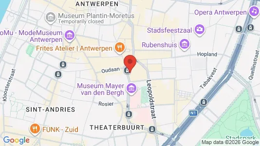 Apartments for rent i Stad Antwerp - kort over placeringen