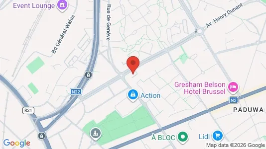 Apartments for rent in Brussels Evere - Photo from Google Street View