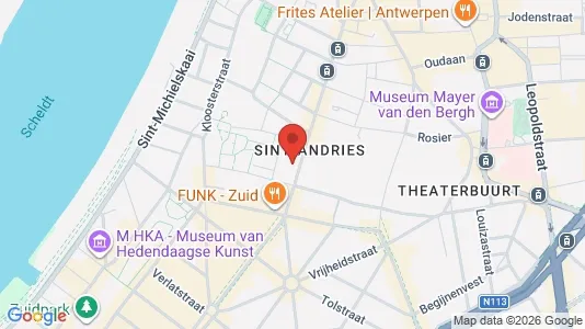 Apartments for rent i Stad Antwerp - kort over placeringen
