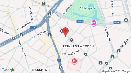 Apartments for rent i Stad Antwerp - kort over placeringen
