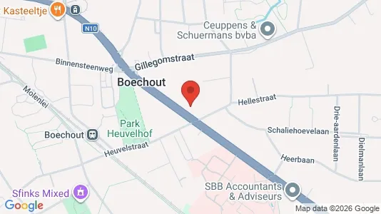 Apartments for rent i Boechout - kort over placeringen