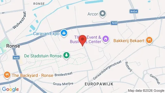 Apartments for rent i Ronse - kort over placeringen