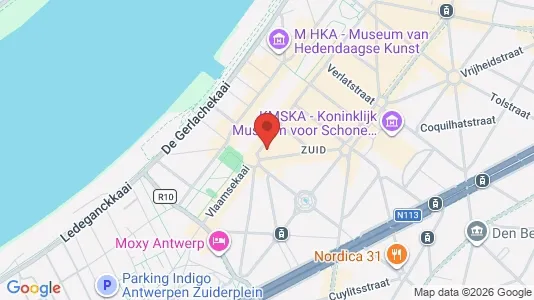 Apartments for rent i Stad Antwerp - kort over placeringen