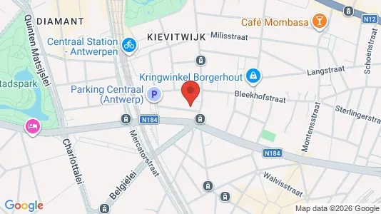 Apartments for rent i Stad Antwerp - kort over placeringen