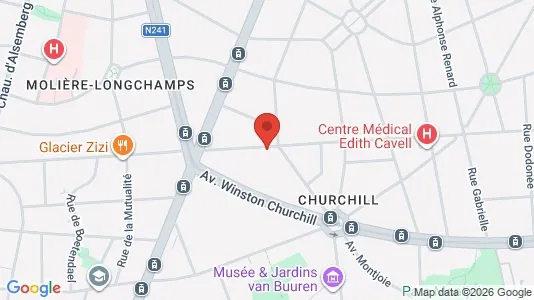 Apartments for rent in Brussels Ukkel - Photo from Google Street View