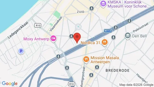 Apartments for rent i Stad Antwerp - kort over placeringen