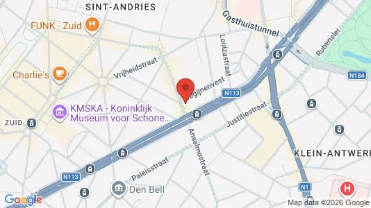 Apartments for rent i Stad Antwerp - kort over placeringen