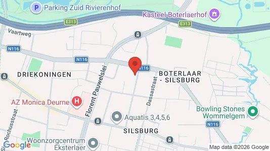 Apartments for rent i Antwerp Deurne - kort over placeringen