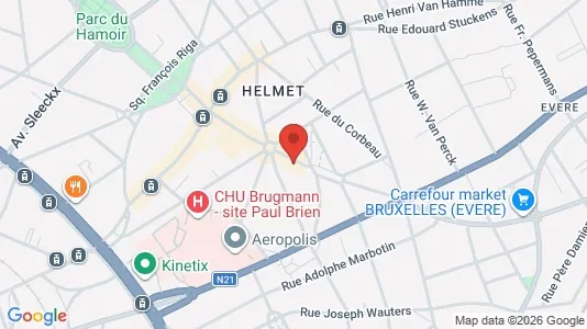 Apartments for rent in Brussels Schaarbeek - Photo from Google Street View