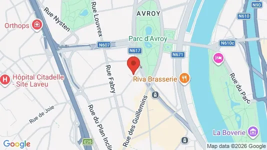 Apartments for rent i Luik - kort over placeringen