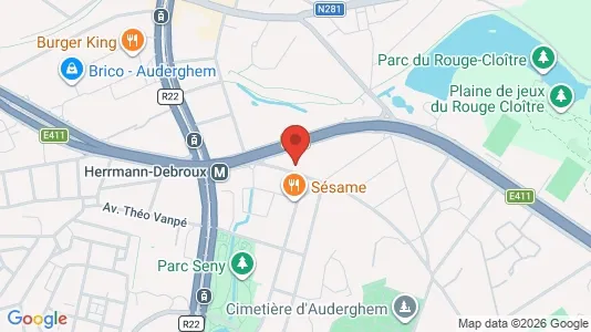 Apartments for rent in Brussels Oudergem - Photo from Google Street View