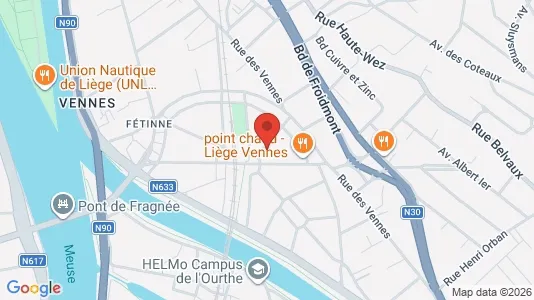 Apartments for rent i Luik - kort over placeringen