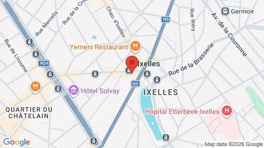 Apartments for rent in Brussels Elsene - Photo from Google Street View