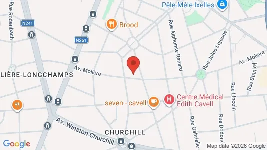 Apartments for rent in Brussels Elsene - Photo from Google Street View