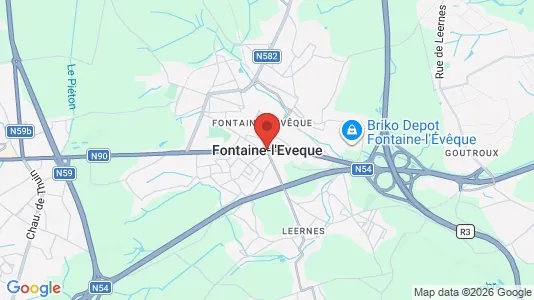 Houses for rent in Fontaine-l'Evêque - Photo from Google Street View