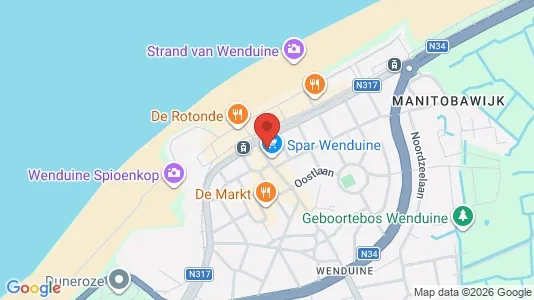 Apartments for rent i De Haan - kort over placeringen