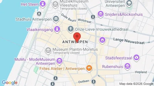 Apartments for rent i Stad Antwerp - kort over placeringen