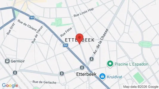 Apartments for rent in Brussels Etterbeek - Photo from Google Street View