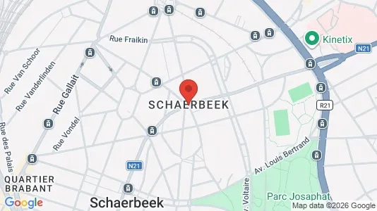 Apartments for rent in Brussels Schaarbeek - Photo from Google Street View