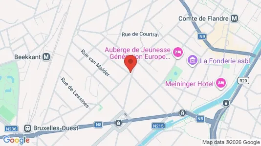 Apartments for rent in Brussels Sint-Jans-Molenbeek - Photo from Google Street View