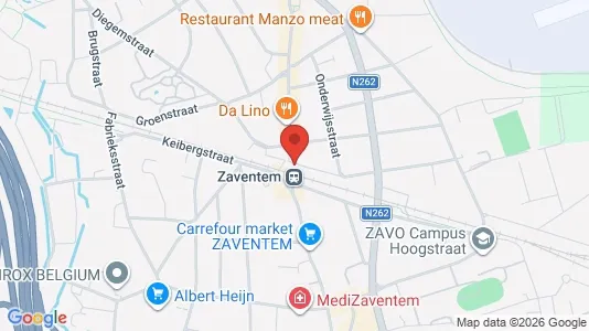 Apartments for rent i Zaventem - kort over placeringen