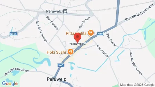 Apartments for rent i Péruwelz - kort over placeringen