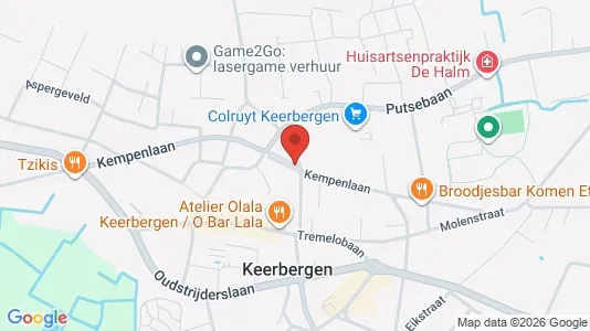 Apartments for rent i Keerbergen - kort over placeringen