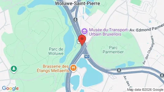 Apartments for rent i Brussels Sint-Pieters-Woluwe - kort over placeringen