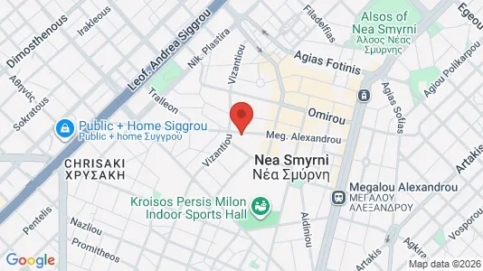 Apartments for rent i Nea Smyrni - kort over placeringen