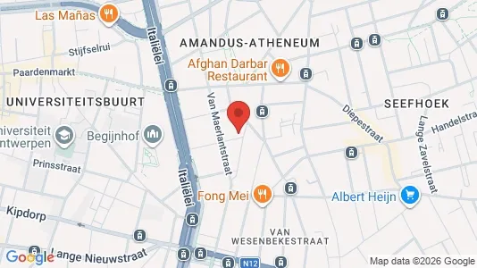 Apartments for rent i Stad Antwerp - kort over placeringen