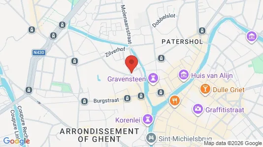 Apartments for rent i Stad Gent - kort over placeringen