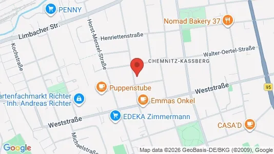 Apartments for rent in Chemnitz - Photo from Google Street View